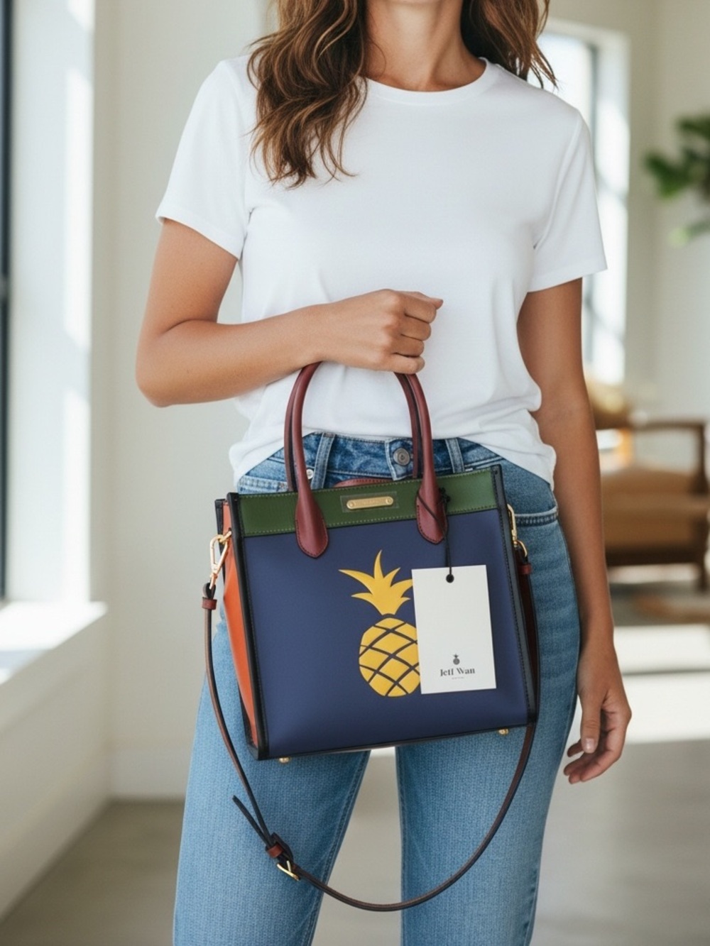 Jeff Wan Hampton Tote 22β Inclusive Rainbow Tote Bag